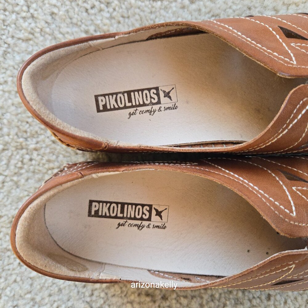 NEW Pikolinos Jerez in "Brandy" Size 37 Italian Leather - Picture 5 of 10